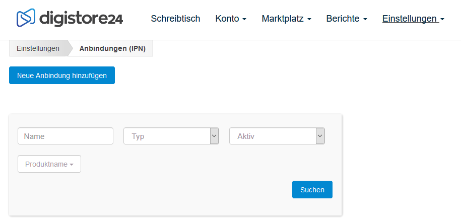 Click Add new integration