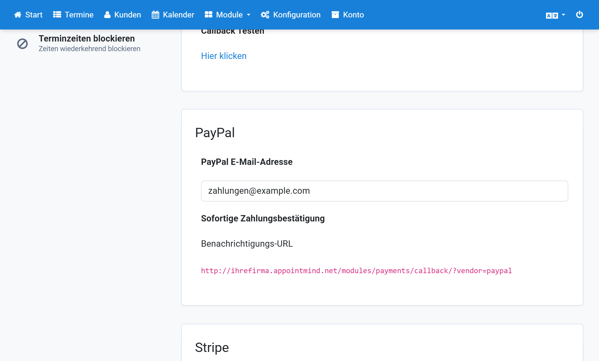Enter your PayPal email address