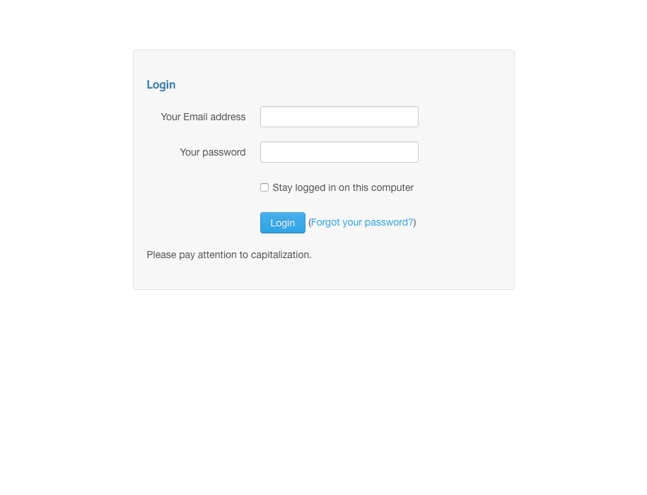 Login to the admin panel of your scheduler